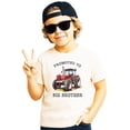 thumbnail image 5 of Promoted to Big Brother Red Tractor Shirt for Boys Farm Sibling Reveal Pregnancy Announcement Tee Natural Shirt Youth Medium, 5 of 8