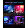 thumbnail image 6 of DOWILLDO    Projector, 16 Million Colors & Nebula Light with Voice Control & Timer for Kids Room & Party Decor (Black), 6 of 11