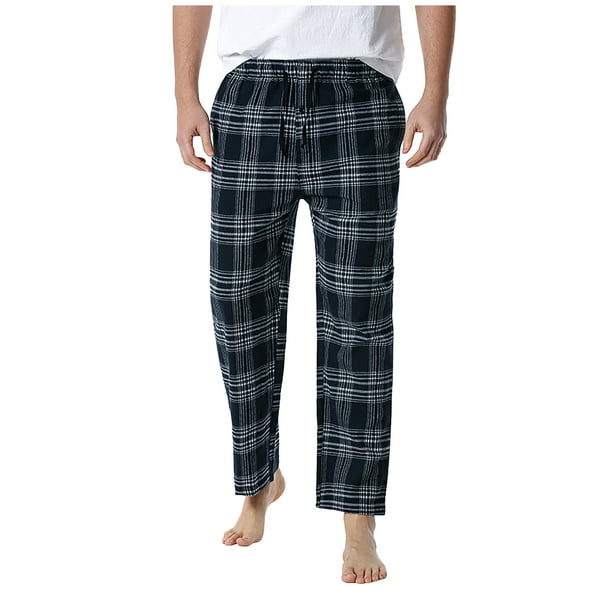 Men'S Flannel Pajamas - Plaid Pajama Pants For Men - Lounge