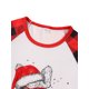 thumbnail image 4 of Pijamas Para La Familia Conjuntos NavideñOs A Juego Papá Noel Imprimir Tops + Pantalones XBTCLXEBCO Papá Rojo:XL, 4 of 6