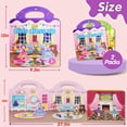 thumbnail image 5 of ACGROW 2 Sets Reusable Sticker Book for Kids, Puffy Jelly Stickers for Toddlers, Travel Essentials Craft Activities Toys for Girls Birthday Gifts - Princess, Fruits & Vegetables, 5 of 7