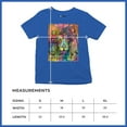 thumbnail image 5 of Tee Hunt Dean Russo Colorful Lion Head Youth T-Shirt Wild Life King Roar Kids, Blue, Large, 5 of 5