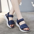 thumbnail image 6 of Mostsola Platform Sandals for Women Adjustable Wide Width Athletic Outdoor Water Beach Shoes, 6 of 9