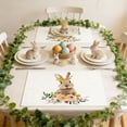 thumbnail image 3 of WEGFTDUOP Easter Decorations Easter Placemats Easter Restaurant Decoration Table Mats Insulation Mats Western Placemats Washable Insulation Placemats Home Kitchen Table Mats, 3 of 6