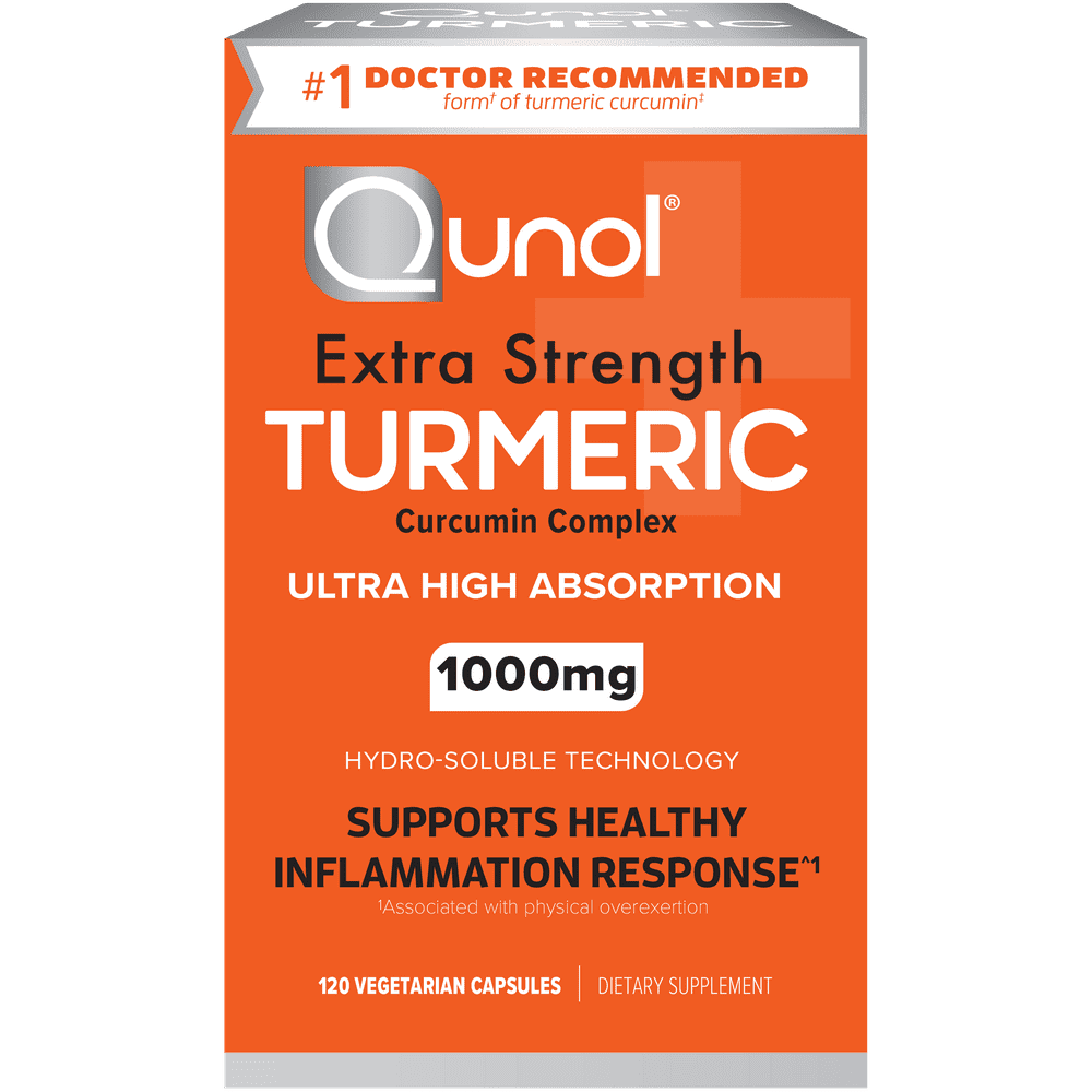 Qunol Turmeric Curcumin 1000mg Ultra High Absorption 120 Capsules