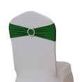 thumbnail image 3 of Funda para silla de banquete de boda, sin lazo, con lazo, cinturón, hebilla de flor, decoración para respaldo de silla, hebilla elástica, respaldo de silla, cinta de hilo, 3 of 5