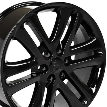 22 inch Black Rims Fits Ford Expedition 2003-2021 6 Lug 135mm