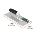 thumbnail image 3 of Llana Truper 11' dentado cuadrado 1/2' 6 rem mango comfort grip, 3 of 3