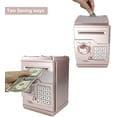 thumbnail image 2 of Piggy Banks for Kids, Electronic Password Code Money Banks ATM Banks Box Coin Bank for Children Boys and Girls (Rose Gold), 2 of 4