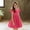 Red, variant on BRGZLK Girls Summer Cotton Dresses Sweet Solid Color Round Neck Tie-Back Bow Ruffle Short Sleeve Midi Dresses Casual A-Line Sundress for Wedding Party Red 5-6 Years