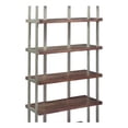 thumbnail image 2 of Brooke Bookcase in Brown Wood and Metal, 2 of 5