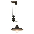 thumbnail image 2 of Westinghouse Iron Hill Pulley Pendant Oil Rubbed Bronze Finish with Highlights, 2 of 4