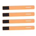 thumbnail image 1 of Eigraketly 4 Uds. De correas para caña de pescar, tirantes para atar, cinturones de sujeción, gancho para cinturón, varillas de bucle, dispositivos de Pescar naranja claro, 1 of 6