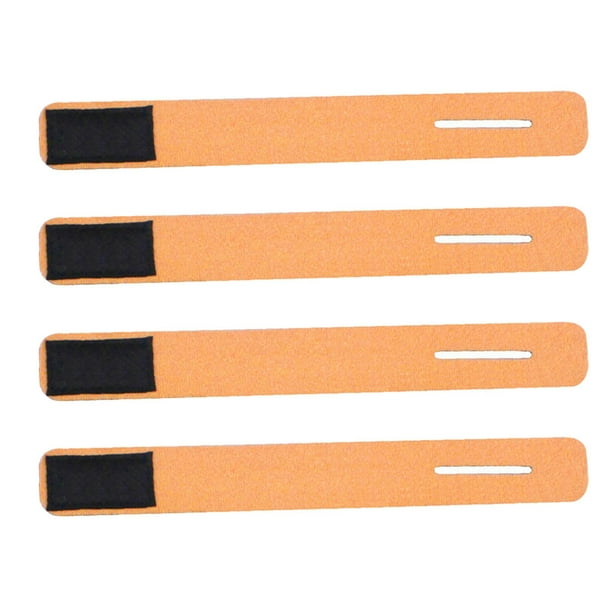 Eigraketly 4 Uds. De correas para caña de pescar, tirantes para atar, cinturones de sujeción, gancho para cinturón, varillas de bucle, dispositivos de Pescar naranja claro Eigraketly OD030383-01