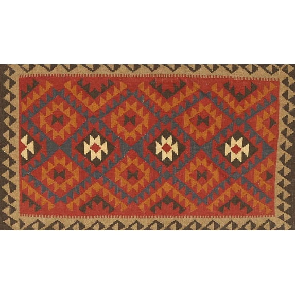 Ahgly Company Indoor Rectangle Contemporary Light Brown Oriental Area Rugs, 4' x 6'