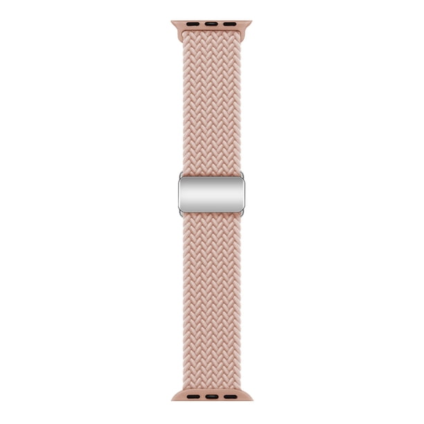 Correa de hebilla magnética trenzada para reloj Apple de 789ª generación, pulsera ajustable para Apple Watch