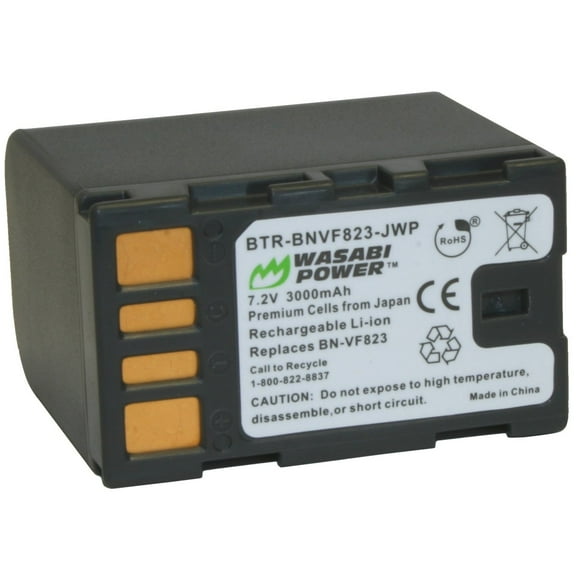 Wasabi Power Battery for JVC BN-VF823, BN-VF823U, BN-VF823USP