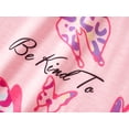 thumbnail image 2 of Leopard Print & Butterfly Pajamas for Big / Teen Girls Size 12 Cute Soft Summer PJ Pants Set, 2 of 7