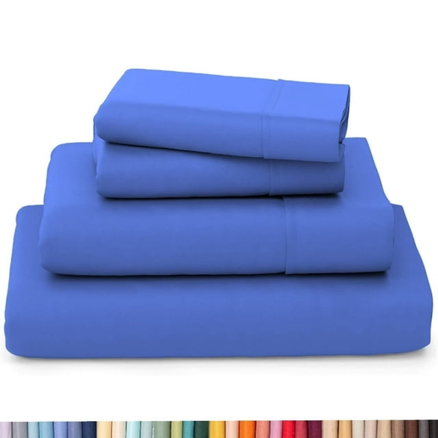 HLONK Ultra Soft Wrinkle Resistant Bamboo Sheet Set - 4 Piece Set - 2200 Series