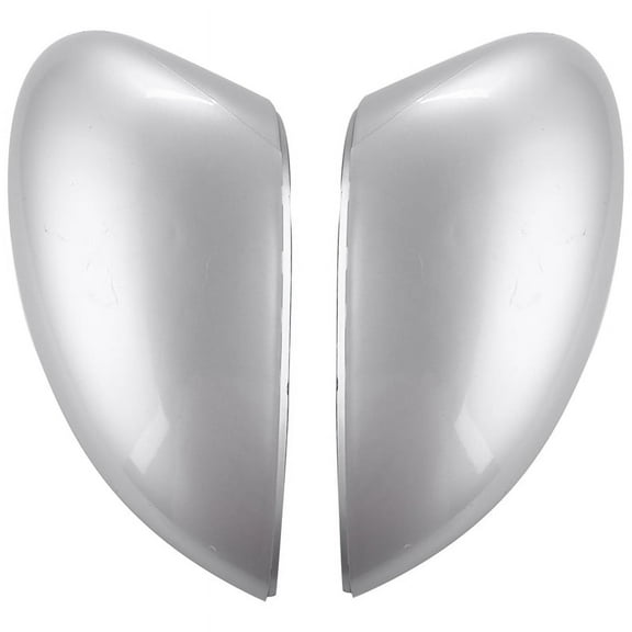 1 pair Left/Right Silver Rearview Side View Mirror Replacement Cover Cap Case Shell For Ford for Fiesta MK7 2008 2009 2010 2011 2012 2013 2014 2015 2016 2017