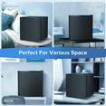 thumbnail image 5 of Auseo 1.7 cu.ft. Compact Refrigerator Mini Fridge, Retro Style, Low Noise & Energy Saving, Adjustable Temperature, for Kitchen/Office/Apartment/Dormitory-Black, 5 of 7