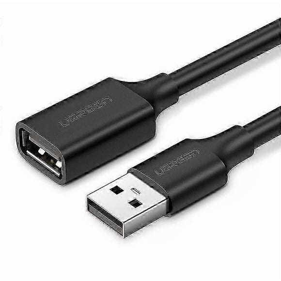 Frlngningskabel fr USB-kabel 1m, svart