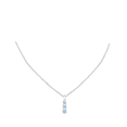 thumbnail image 4 of ANGARA Natural Channel-Set Aquamarine Three Stone Journey Pendant in 925 Sterling Silver for Women (Size-4mm) | March Birthstone, Anniversary, Jewelry Gift for Women | Natural Aquamarine Necklace, 4 of 8