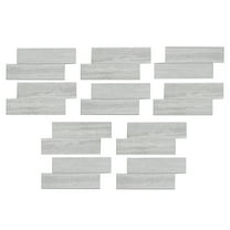 Aspect Collage 12.75in x 5.9in Peel and Stick Backsplash in Roman Slab (2pc per pack/5-Pack)