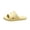 Yellow#016, variant on Women's Non-Slip Bathroom Slides Quick Dry EVA Shower Sandals Lightweight Waterproof House Slippers for Pool Beach Gym Home (Khaki, 40)