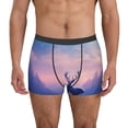 thumbnail image 1 of Balery Night Sky Elk Calzoncillos bóxer para hombre, ropa interior de algodón suave y transpirable con cinturilla de nailon-XX-Large, 1 of 5