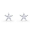 thumbnail image 2 of Flower Stud Earrings CZ 925 Sterling Silver 7mm, 2 of 6