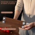 thumbnail image 5 of Magnetic Knife Block, Stainless Steel Magnetic Knife Holder for Kitchen Counter Universal Knife Block Without Knives, Strong Magnet Kitchen Knives Storage Organizer, 5 of 6
