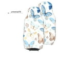 thumbnail image 4 of LAKIMCT Flying Butterflies Car Seat Covers Vehicle Front Seat Covers Universal Fit Seat Protector, 4 of 9