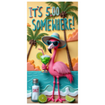 thumbnail image 2 of Colorful Flamingo Tropical Banner Beach Relaxation Summer Vibes Decorative Design for Party Decoration Summer Event Outdoor Celebration, 2 of 7