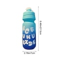 thumbnail image 3 of Openpig Bouteille d'Eau de Cyclisme Bouteille d'Eau de Sport de Plein Air à Dégradé 650 ml Bouteille Compressible Bouteille d'Eau de Randonnée et de Mise en Forme, 3 of 6