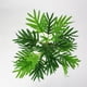 thumbnail image 3 of Planta artificial de 3 ramas, Asplenium septentrionale verde, decoración floral de hojas, 3 of 8