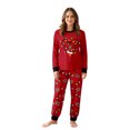 thumbnail image 3 of Christmas Family Pajamas Outfit, Superhero Graphic Long Sleeve Sleepwear Loungewear Set for Group Party, 3 of 4