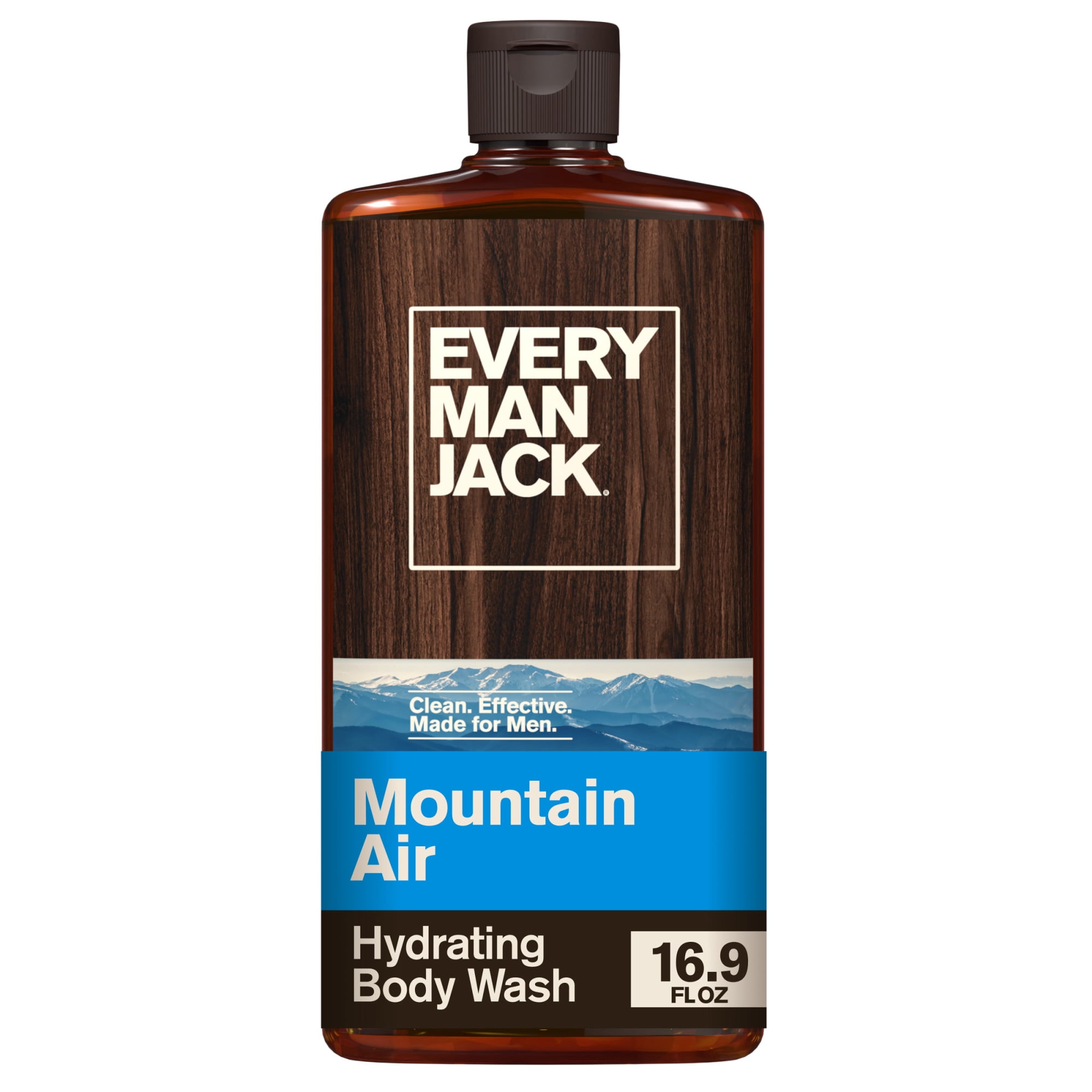 Every Man Jack Mountain Air Hydrating Body Wash for Men, Naturally Derived, 16.9 fl. oz