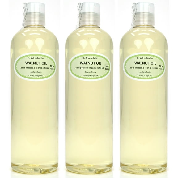 Dr Adorable - 48 oz - Walnut Oil - 100% Pure Natural Organic Cold Pressed