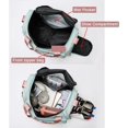 thumbnail image 5 of Small Gym Bag for Women, Travel Duffle Bag Carry On Weekender Bag with Shoe Compartment, 5 of 5