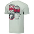 thumbnail image 3 of Unisex Light Green Arkansas Razorbacks Hyper Local Campus Patches T-Shirt, 3 of 3