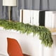 thumbnail image 1 of 1.5m Artificial Cedar Garland, Christmas Garland, Thick Green Needle, Family Fireplace Decoration, Holiday Party, Winter, Festive, Easy Install, Foldable, Metal Frame, For Living Room, 1 of 8