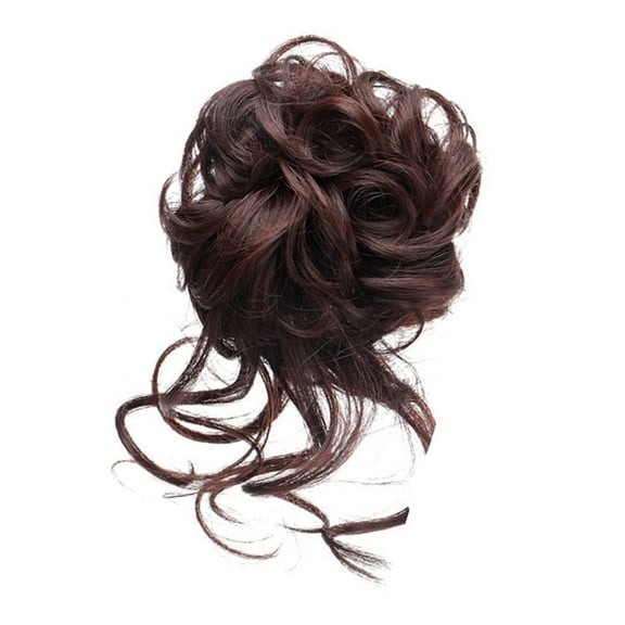 lixuesong Effortless Updos Clip In Hair Bun Synthetic Fiber For Weddings Office Travel