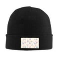 thumbnail image 2 of ZICANCN Baby Kids Pregnancy Knit Beanie Hat, Winter Cap Soft Warm Classic Hats for Men Women, Black, 2 of 8