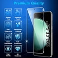 thumbnail image 3 of Samsung Galaxy S23 FE 5G Screen Protector, Takfox HD Clear Tempered Glass, Easy Installation, Touch Sensitive, Scratch Resistant, Bubble-Free for Galaxy S23 FE 5G Glass Screen Protector, 3 of 9