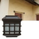 thumbnail image 2 of Luces solares LED de pared para exteriores, estilo ventana, impermeables, para jardín, cercas, seguridad exterior, patio, camino de entrada (luz blanca cálida), 2 of 7