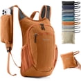 thumbnail image 1 of Mochila de senderismo Uselike de 10 L, ligera e impermeable, naranja, 1 of 6