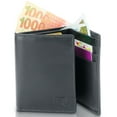 thumbnail image 2 of ID Stronghold Men's RFID Blocking Trifold Wallet, Black, 2 of 7