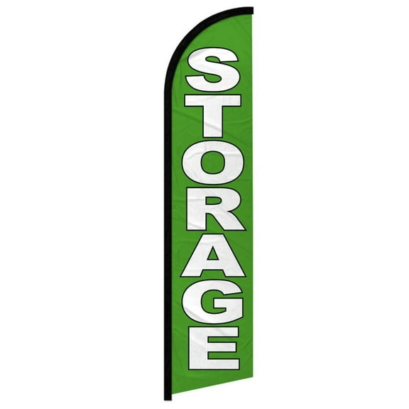 Storage (Green) Windless Banner Flag