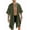 Army Green, variant on Men's Long Cardigan Cotton Kimono Robe Lightweight Casual Beach Drape Cape